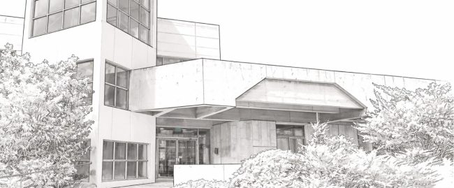 Sketch of the Samuel Neaman Institute building